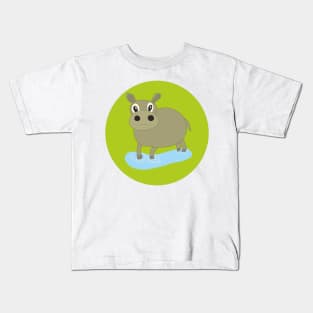 Funny hippo Kids T-Shirt